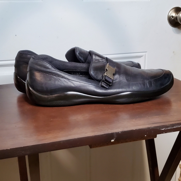 *SOLD* Prada Loafers, Black, Size 11 - Picture 4 of 15